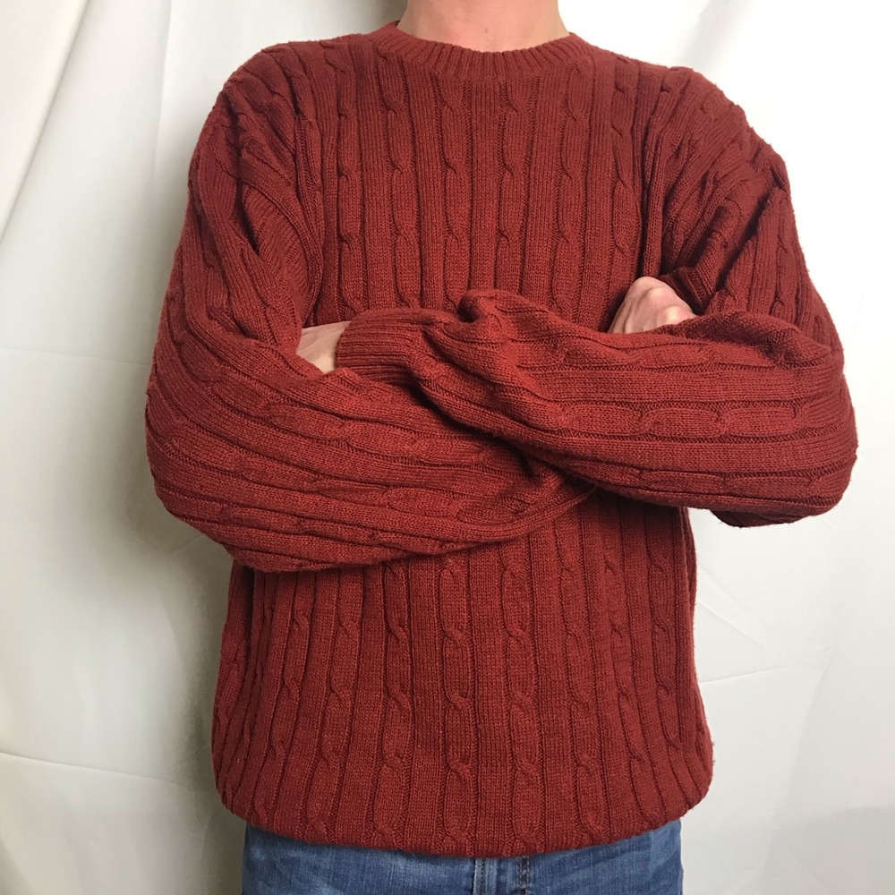 Consensus Sportswear Red Knit Sweater